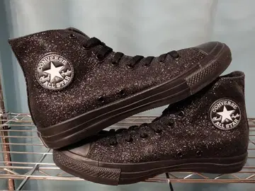 CONVERSE 하이컷 블랙 라메 그리타 27.5cm 원스타