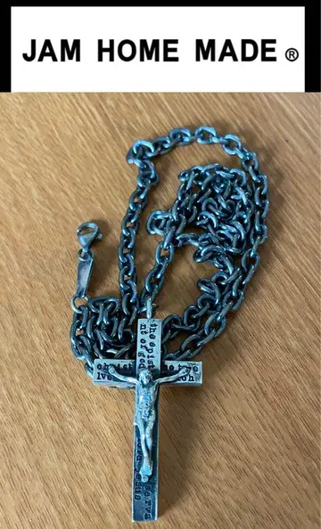 잼 홈 메이드 크로스 로사리오 십자가 목걸이 정품
