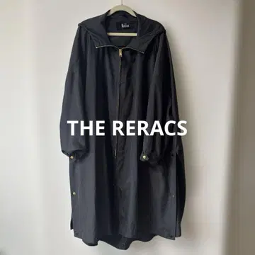 THE RERACS 블랙 롱 코트 자릴락스 2way
