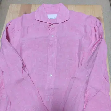 CRICKET 1960 린넨 핑크 긴팔 셔츠