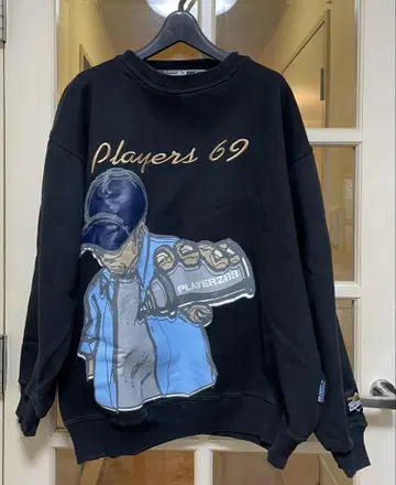 PLAYERZ 69 블랙 트레이닝복 XL 플레이어즈
