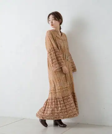 Kastane / 카스타네 보헤라 티어드 원피스