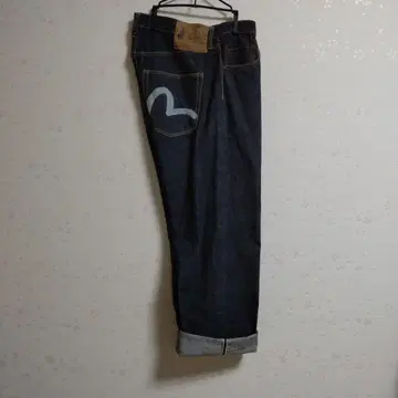 레어 Evisu 데님 청바지 38x34