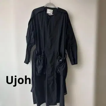 Ujoh 블랙 코트 우조