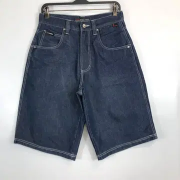 00s FUBU 후부 데님 하프 팬츠 W30 FBM25010A