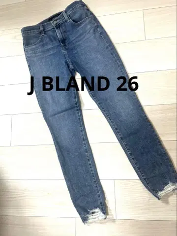 J bland 제이 브랜드 크러쉬 데미지 데님