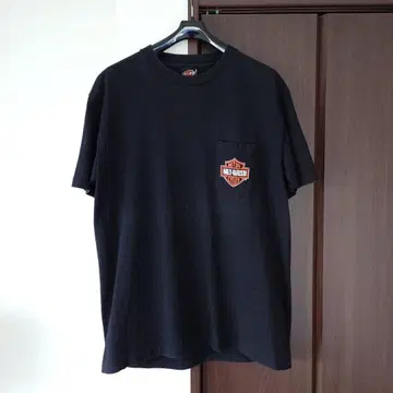 90s USA제 할리데이비슨 티셔츠 블랙 L