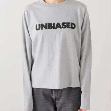 저널 스탠다드 UNBIASED 긴팔 티셔츠 그레이