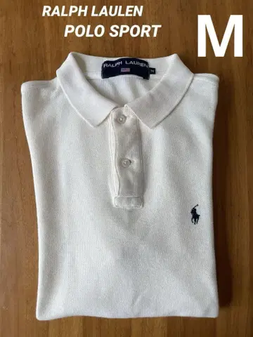 폴로 스포츠 랄프 로렌 반팔 피케 셔츠 M 크림색