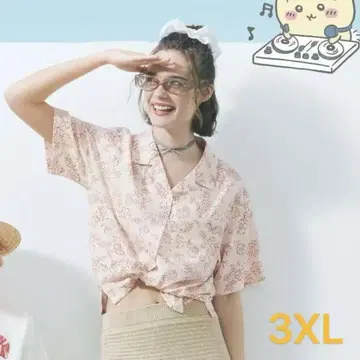 치이카와 (먼작귀) 지유 패턴 셔츠 CHIIKAWA 3XL (덤 포함)