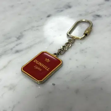 90s dunhill 던힐 키링 키링 레드 빨간색 참