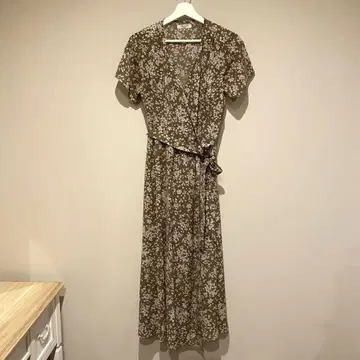 FRAAK'S STORE 플라워 프린트 랩 드레스