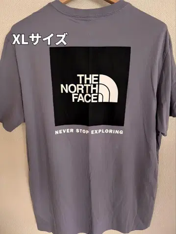 THE NORTH FACE 백 프린트 티셔츠 XL 사이즈 퍼플