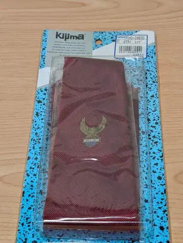 할리데이비슨 버건디 넥타이 독수리 자수