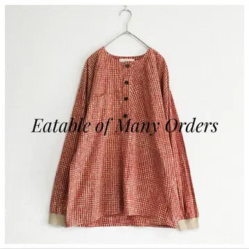 새상품급 Eatable of Many Orders 디자인 슬리브 셔츠