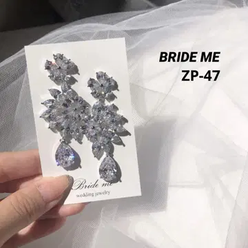 Bride me [ZP-47] 지르코니아 귀걸이 웨딩 귀걸이