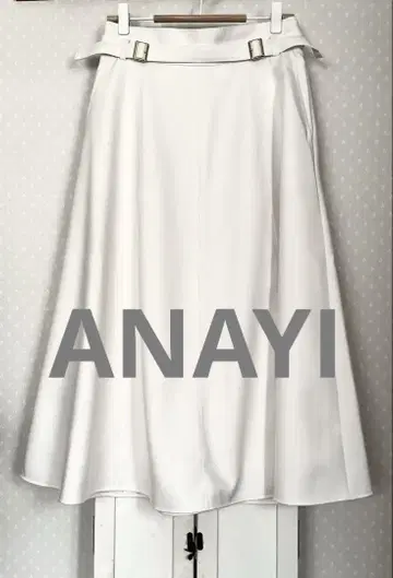 ANAYI 아나이/화이트 A 라인 스커트