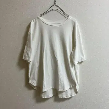 her. 일본제 코튼 100% 화이트 티셔츠 F 사이즈