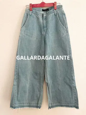 GALLARDAGALANTE NAVY 와이드 레그 데님