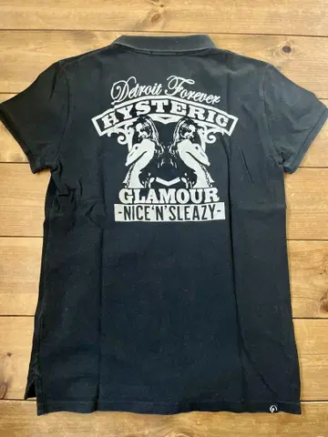H.G. Detroit Forever 블랙 피케 셔츠 M