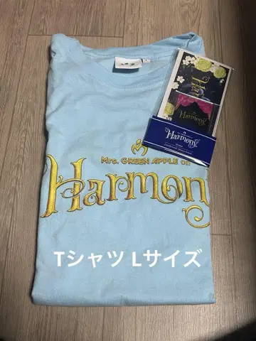 Mrs. GREEN APPLE Harmony 티셔츠 블루 L