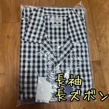 택 포함 새상품 Amour Homme 블랙 화이트 체크 M