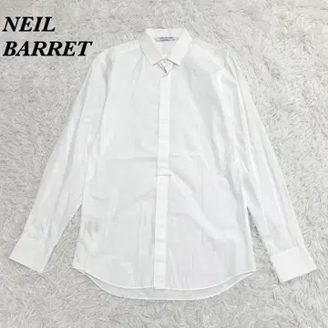 닐바렛 NEIL BARRET 비익 드레스 셔츠 15/38 화이트