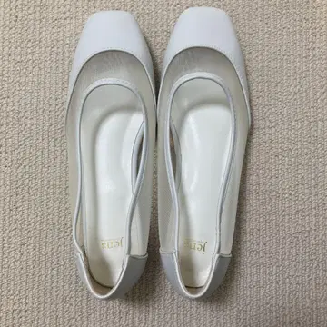 jena 화이트 플랫슈즈 24.5cm