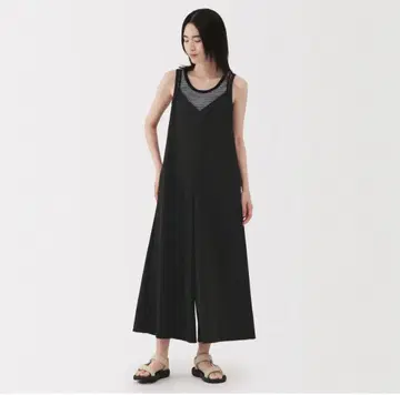MUJI 무인양품 바람이 통하는 스트레치 축구 살로펫 네이비 M