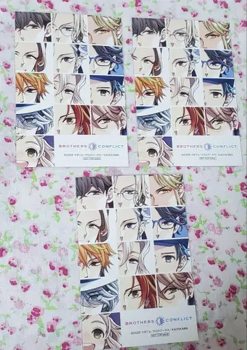 BROTHERS CONFLICT 15주년 기념 엽서 브라콘 마루이