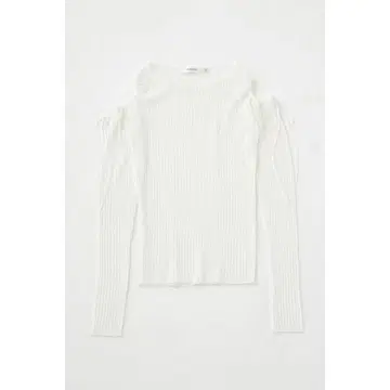 MOUSSY OPEN SHOULDER SHEER 니트