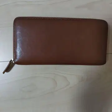 브라운 장지갑 카드 포켓 다수
