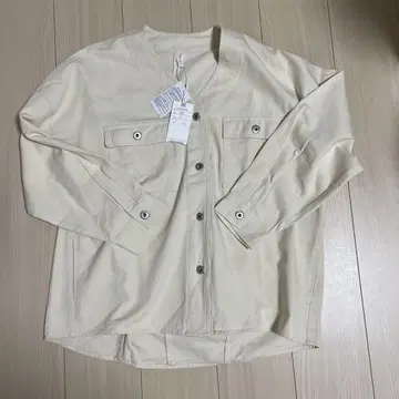 LDPILEN 노카라 자켓 베이지