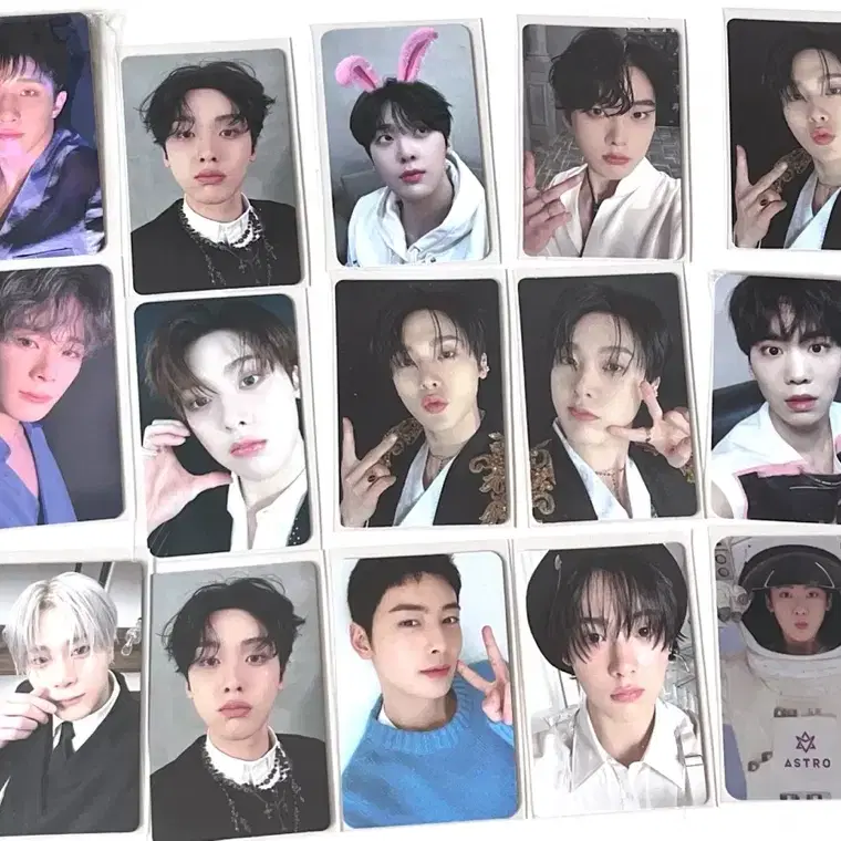 아스트로 차은우 문빈 윤산하 라키 진진 포카