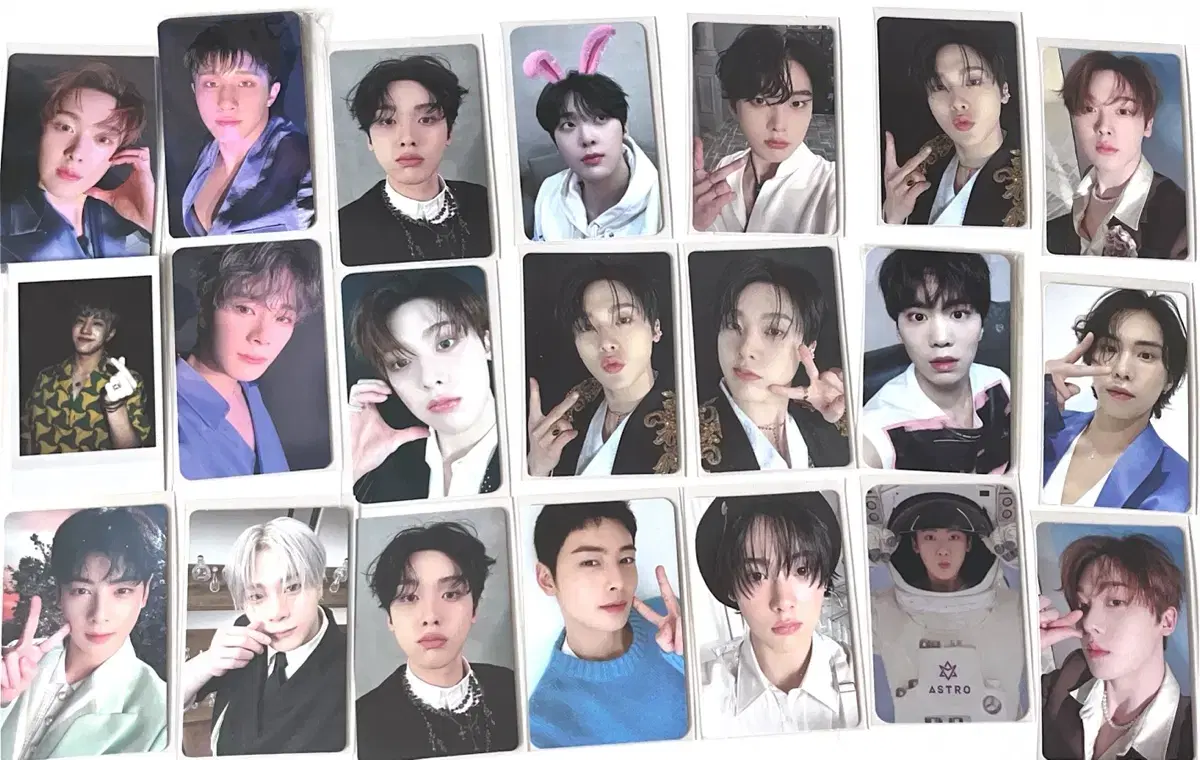 아스트로 차은우 문빈 윤산하 라키 진진 포카