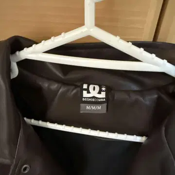 DC Shoes 가죽 자켓 M/M 브라운