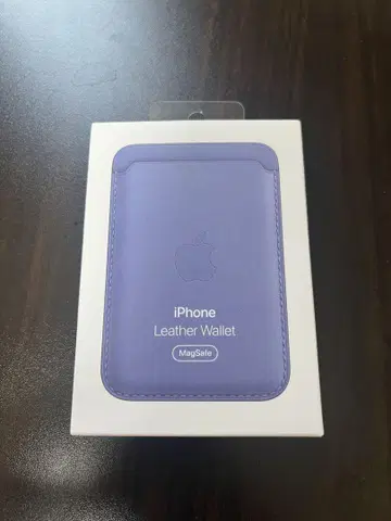 애플 정품 MagSafe 대응 iPhone 가죽 지갑 Wisteria
