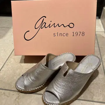 Gaimo 실버 웨지 샌들
