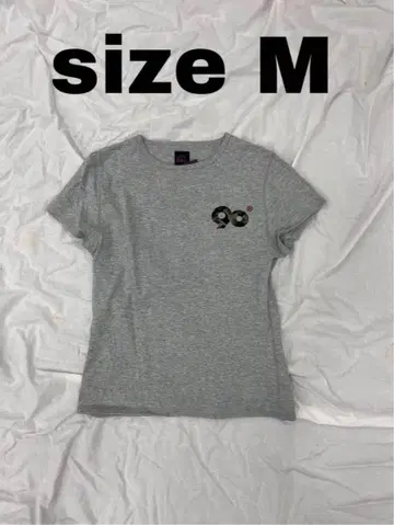 90 Logo Girl Cropped Tee M 사이즈 티셔츠