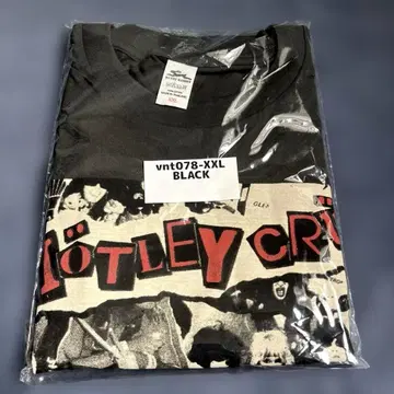 MOTLEY CRUE 머틀리 크루 티셔츠 2XL 블랙 새상품