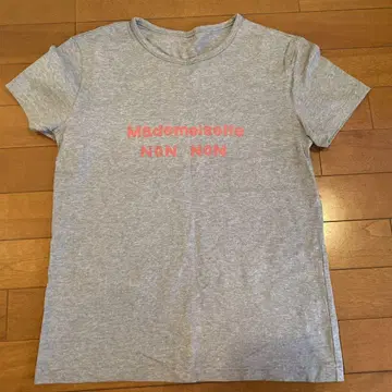 NON NON Mademoiselle 반팔 티셔츠 그레이