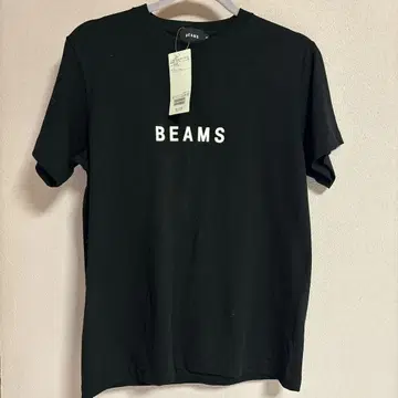 BEAMS 블랙 티셔츠 S