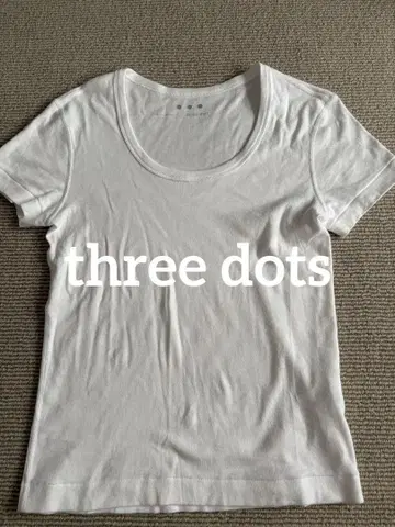 새상품급 three dots 화이트 티셔츠 M 사이즈