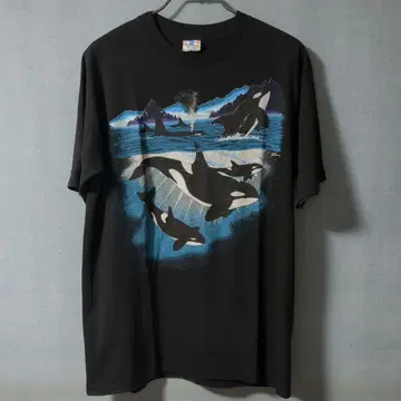샤치 구제 티셔츠 XL 90S 빈티지