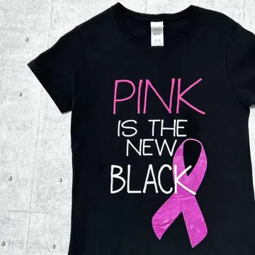 GILDAN PINK IS THE NEW BLACK 티셔츠 길단