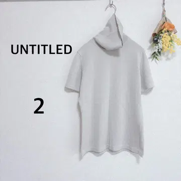 언타이틀 UNTITLED 반팔 니트 터틀넥 베이지 2