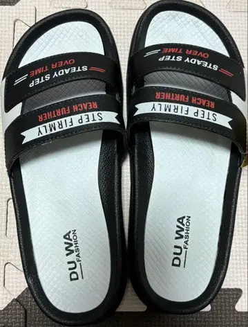 DU WA FASHION 샌들 블랙/화이트 26.5