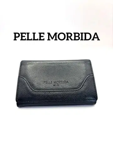 PELLE MORBIDA 블랙 명함지갑 카드 케이스 일본제
