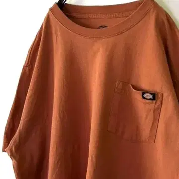 디키즈 Dickies 포켓 티셔츠 XL 테라코타 오렌지 구제 의류