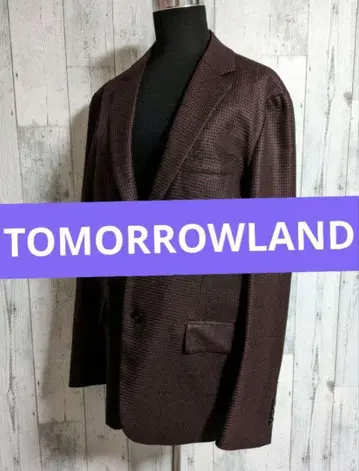 TOMORROWLAND 실크 혼방 큐프라 울 테일러드 자켓 48